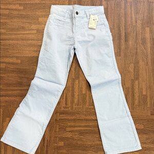 Girl’s Light Blue Corduroy Jeans - Classic Fit